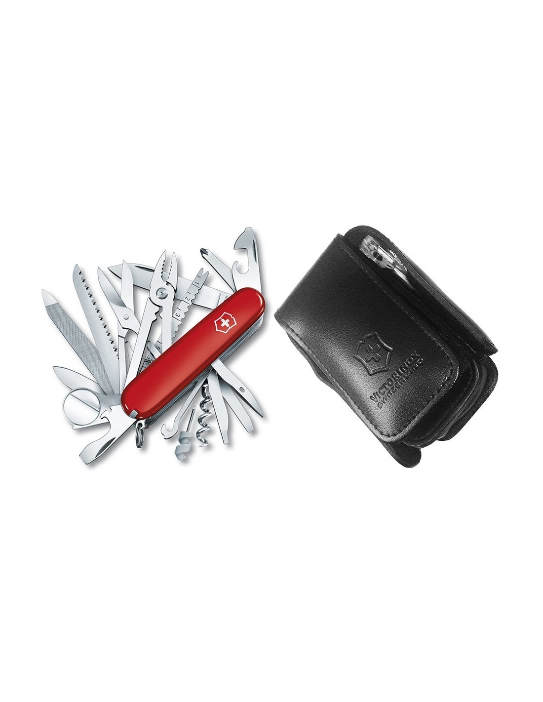 Coltellino svizzero multiuso Victorinox Camping 5 usi con custodia